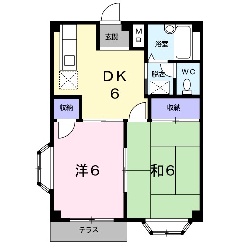 アネックス石井の間取り