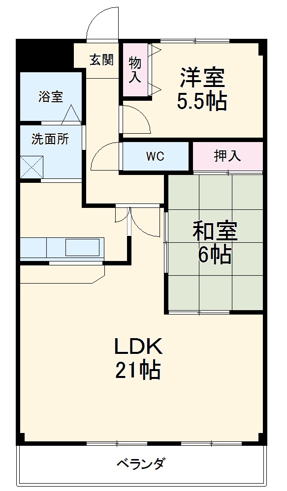 ハイツエクシードの間取り