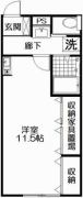 ウエダハイツの間取り