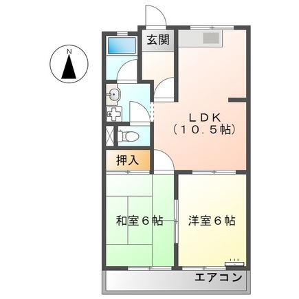 メゾンエクセルⅡの間取り