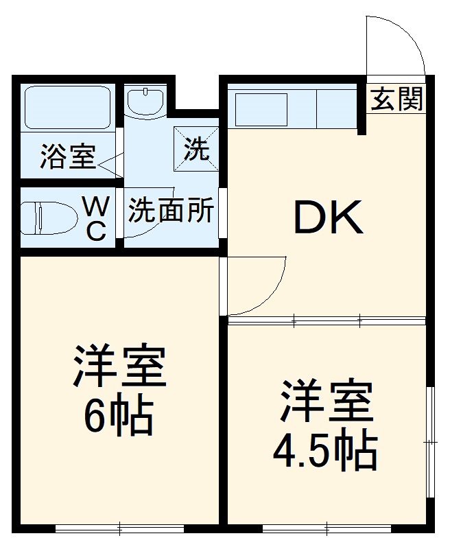 ラヴィアンローズの間取り