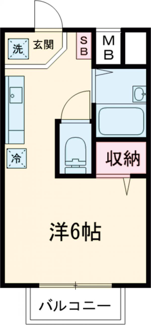 クレッシェンド経堂の間取り