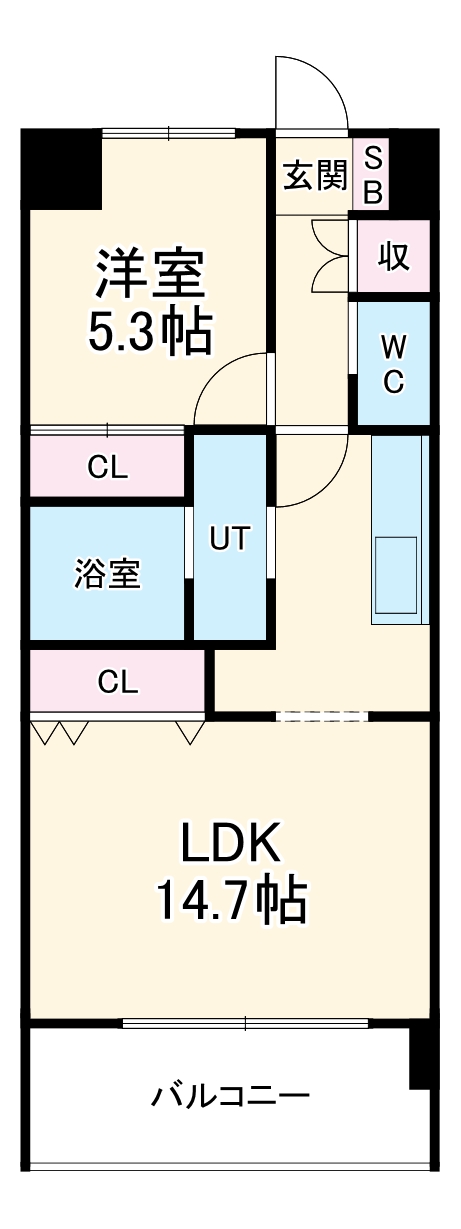 C.peace 1948の間取り
