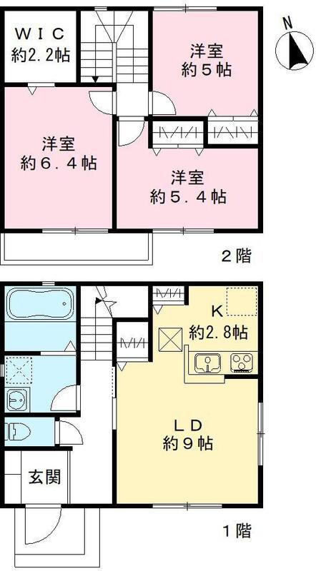 安行原戸建の間取り