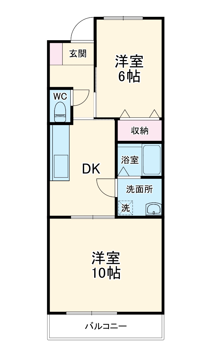 ロイヤルマンションの間取り