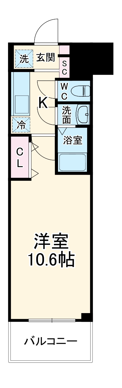 スプランディッド京橋EASTの間取り