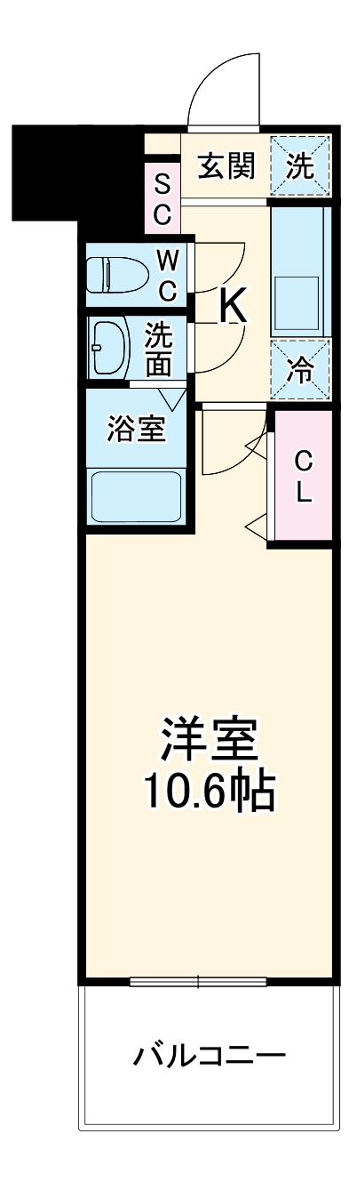 スプランディッド京橋EASTの間取り
