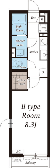 リブリ・June KALUNASIAの間取り