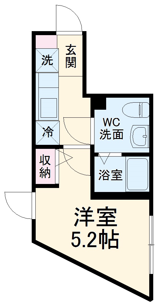 ダイヤモンドテラス生麦Aの間取り