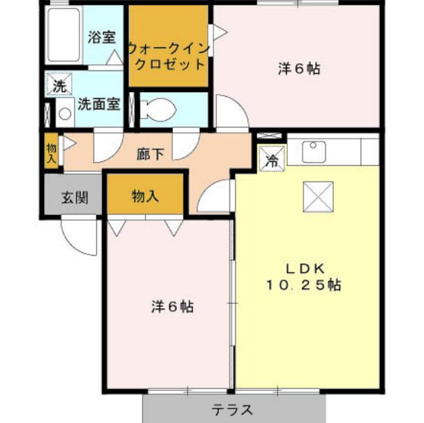 グランドゥールBの間取り