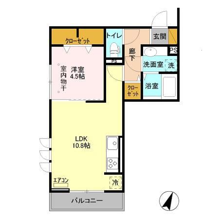 コンフォート リリィの間取り