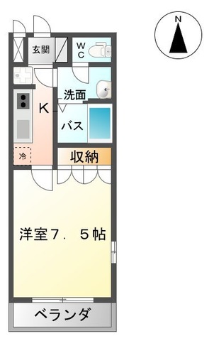 グローリーⅠの間取り