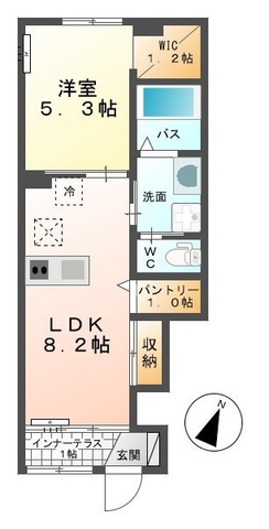 シャンピア コートの間取り