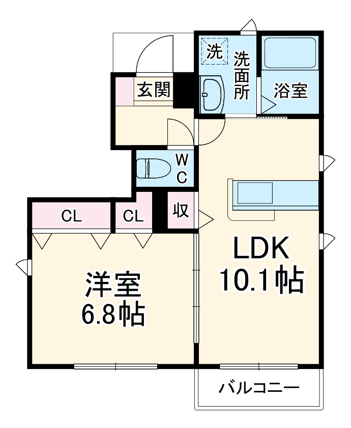 Maison de plageの間取り