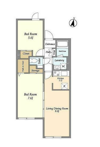 グローリオシェルト馬込の間取り