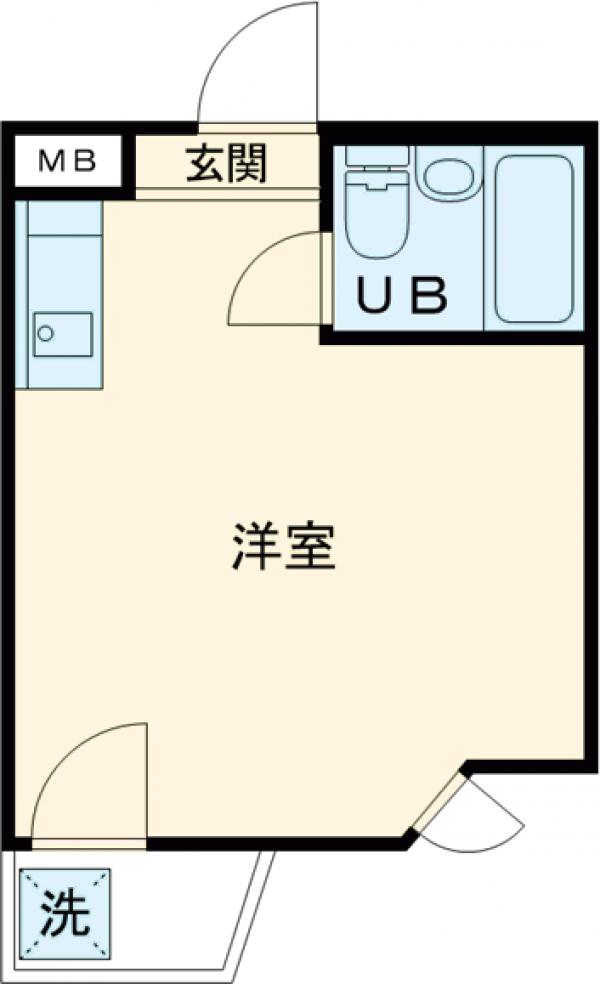 サンパレス馬事公苑の間取り