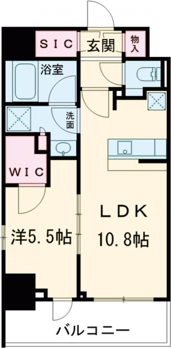 クレストコート本所吾妻橋の間取り