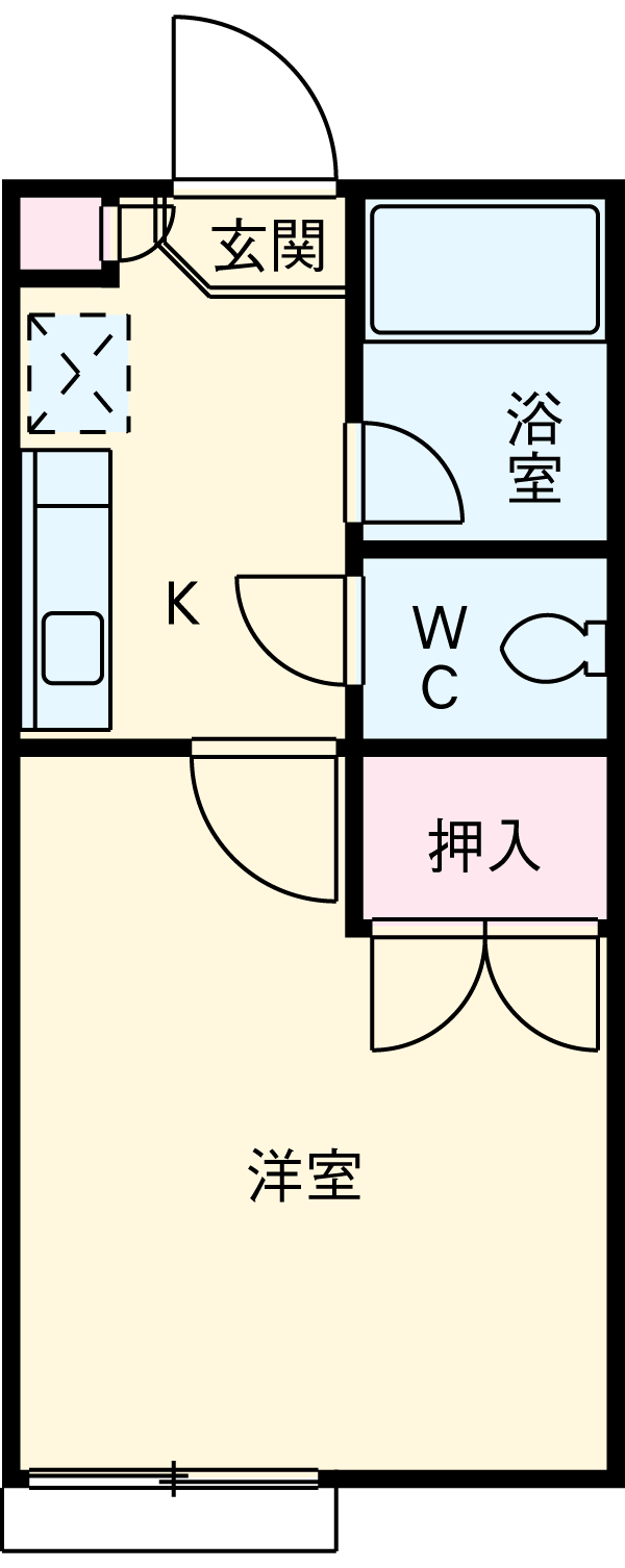 ドミールタカBの間取り