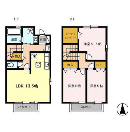サン・アベニュー吉祥 A棟の間取り