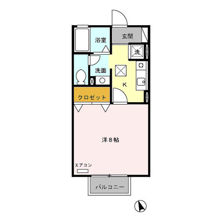 ジュネス　ヴィラージュの間取り