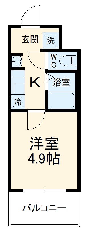 西馬橋マンションの間取り