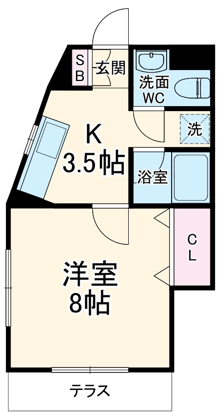 コーポウォッセⅠの間取り
