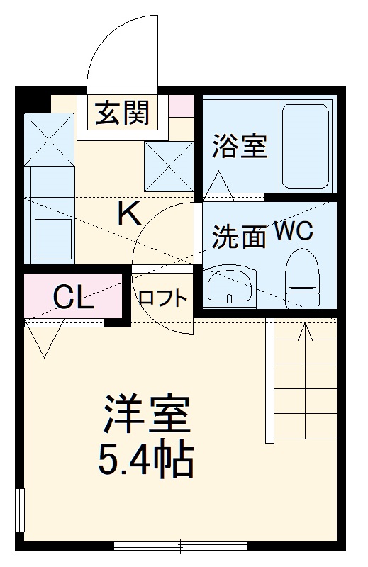 ミ・カーサ横浜立場の間取り