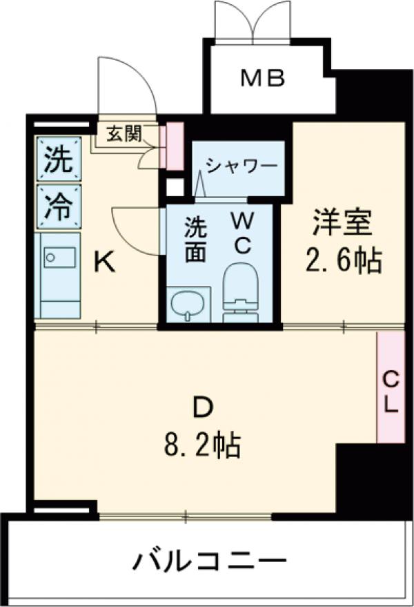 KOENJI　Crossover・301号室の間取り