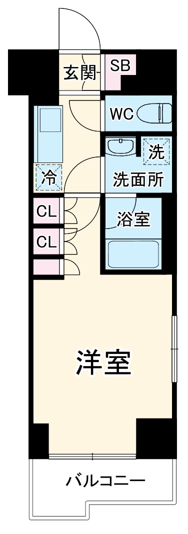 ルーブル川崎神明町の間取り