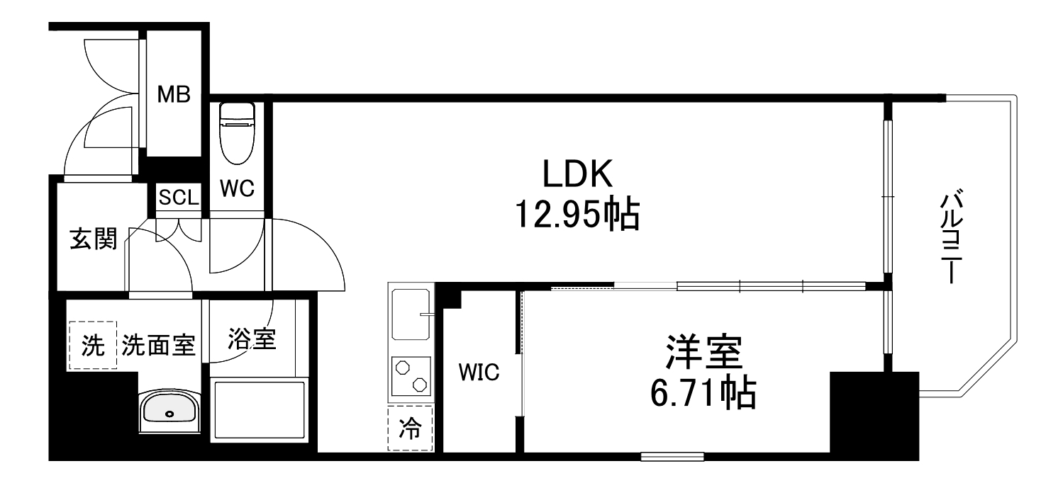 プレジオ鎗屋町の間取り