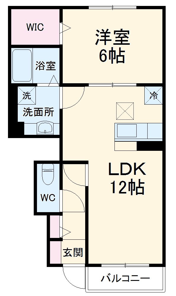 Casa date Aの間取り