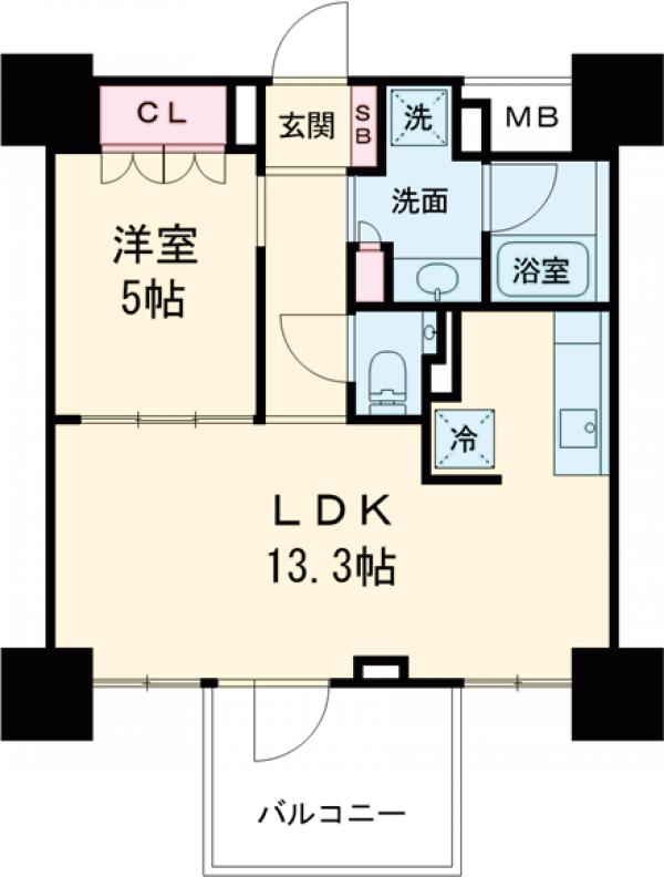 レクセル高田馬場の間取り