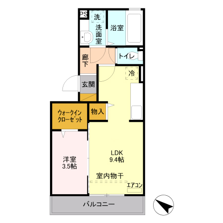 カーサリリオの間取り