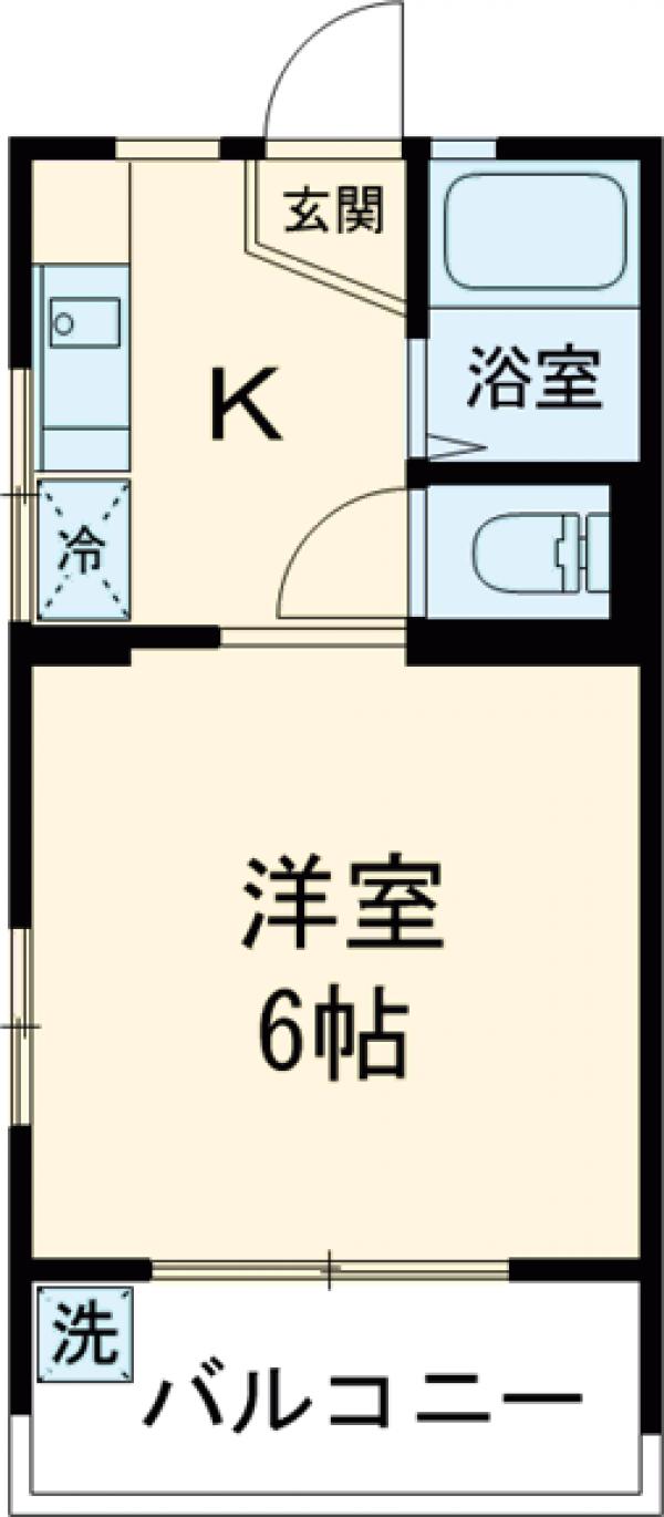 エコーマンションの間取り