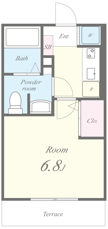 bonheur 嵐山の間取り