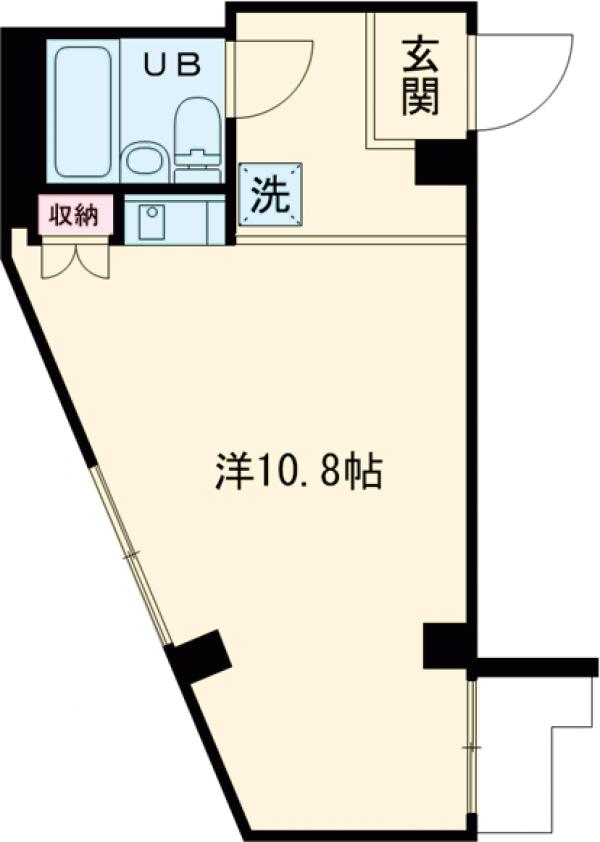 レザン池尻の間取り