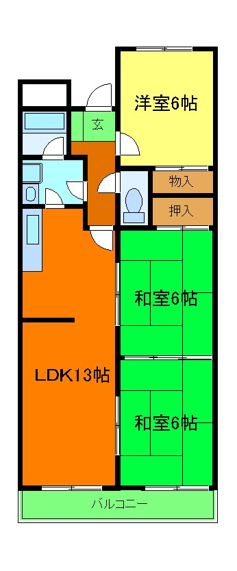 セルサス和泉の間取り