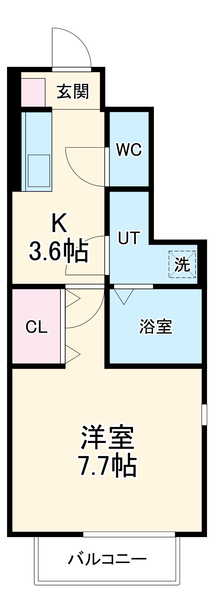 BLUE CUBE12の間取り