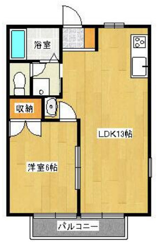 コーポ雅の間取り