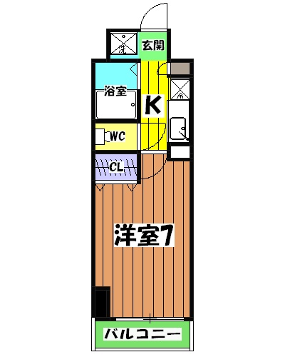 S-FORT本八幡Mairieの間取り