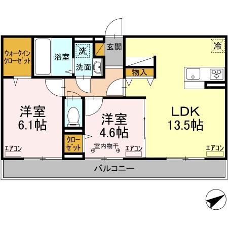 プランドールMの間取り