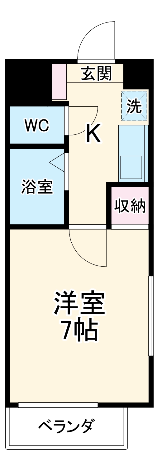 クオーレ橋本の間取り