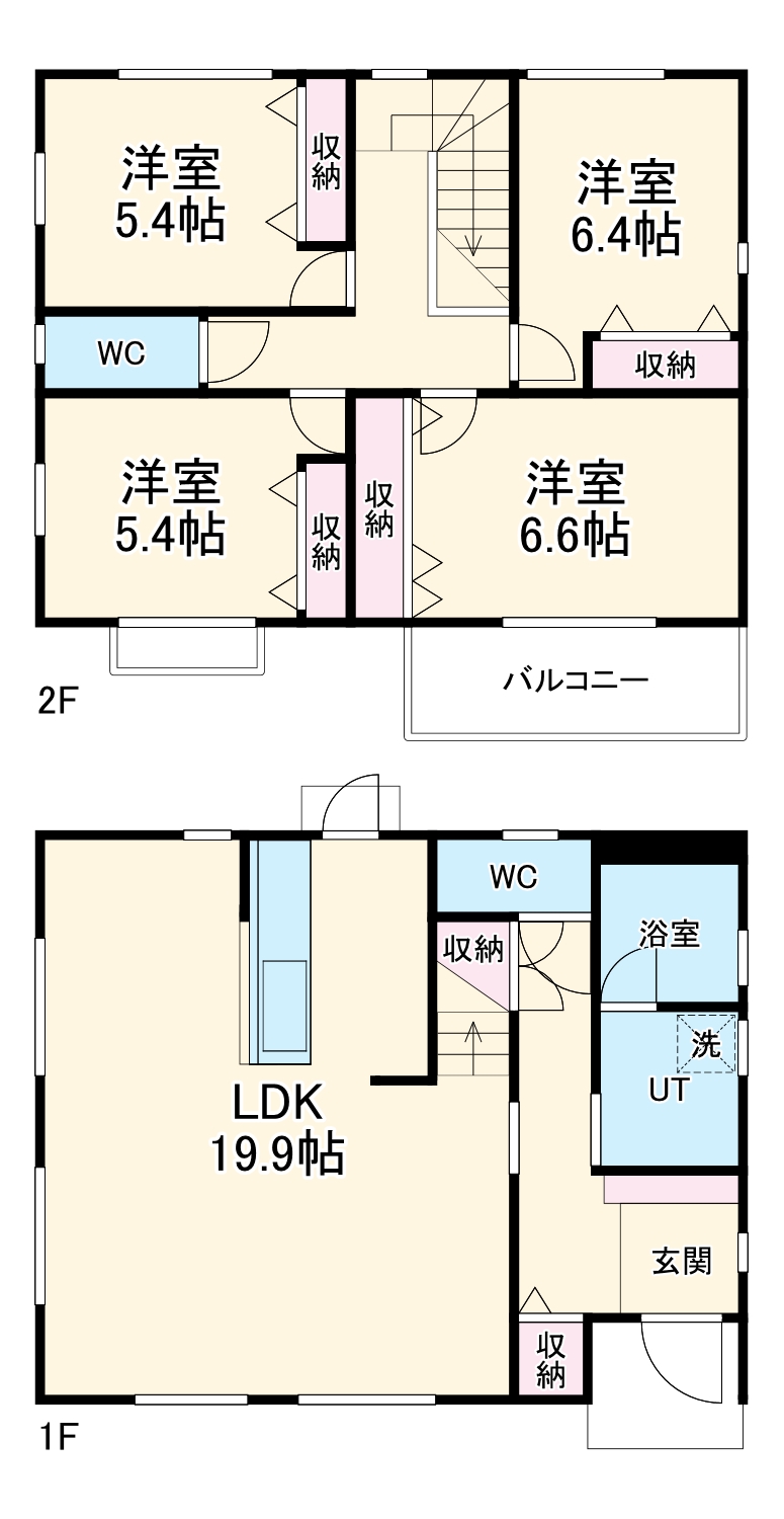 東刈谷町2丁目戸建の間取り