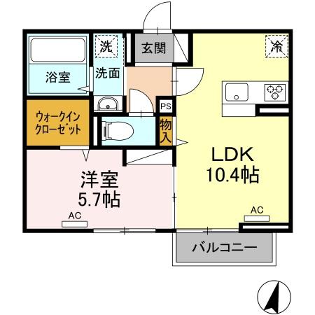 エスポワールBの間取り