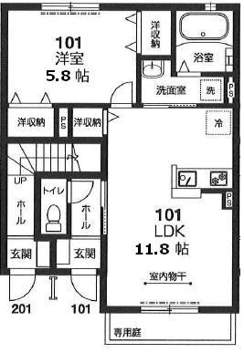 メゾンドールⅧの間取り