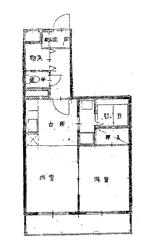 メゾン竹ヶ花の間取り