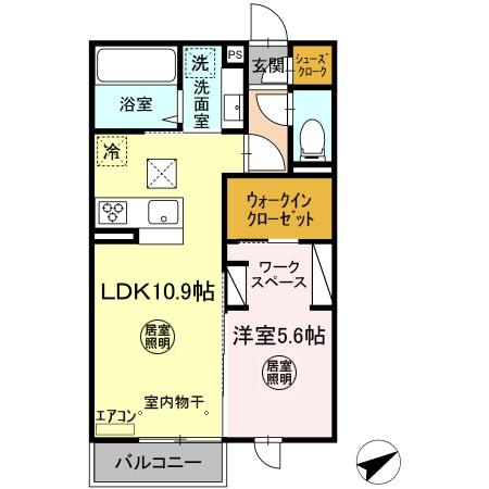 ハルメゾン田彦の間取り