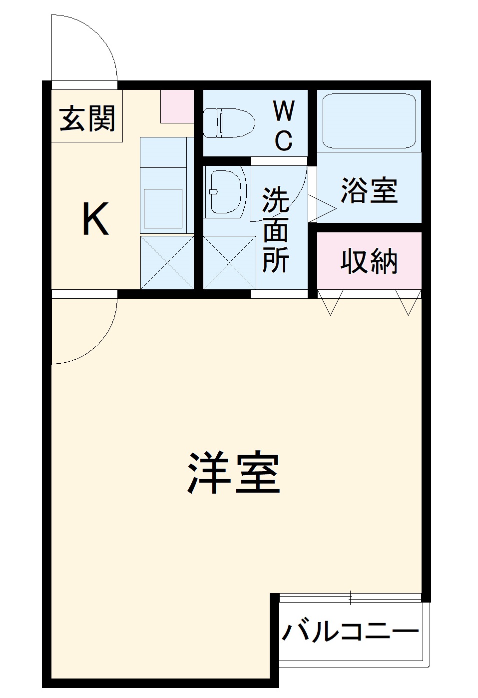 アークシティ川間の間取り