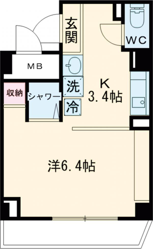 マインズ・コム南茨木の間取り