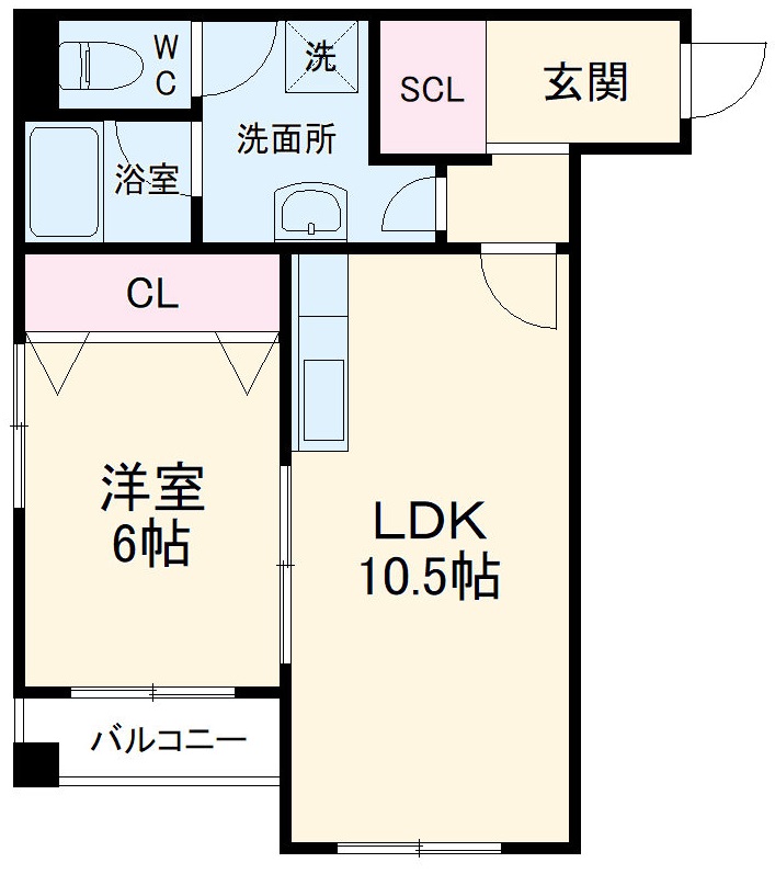 シノザキビルの間取り